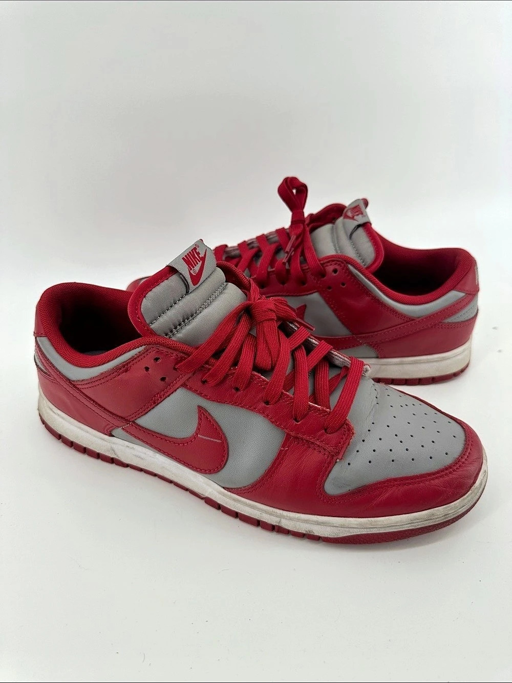 Nike Dunk Low UNLV Retro Sneakers Red & Gray US Men’s size 10.5